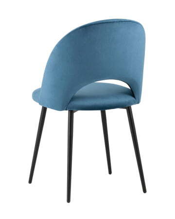 Стул Меган велюр пыльно-синий (Стул Меган синий)
