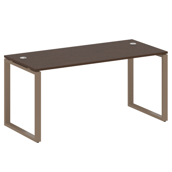 Стол письменный Metal System Style БО.СП-4 1600x720x750 (Венге Цаво/Мокко металл)
