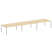 Переговорный стол 3 столешницы Metal System Style БП.ПРГ-3.5 5400x1235x750 (Дуб Наварра/Мокко металл) Переговорный стол 3 столешницы Metal System Style БП.ПРГ-3.5 5400x1235x750 (Дуб Наварра/Мокко металл)