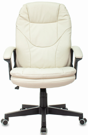 Кресло руководителя CH-868N слоновая кость OR-10 эко.кожа крестов. пластик (Слоновая кость)