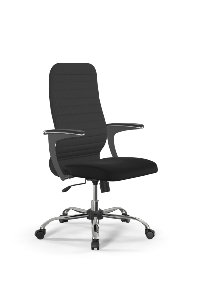 Кресло для руководителя Метта Sit 8 B2-10U - UMF(X1) /Uh02/Wh00/U1mL-b(M09.B21.G20.W01) (Темно-серый | Черный)