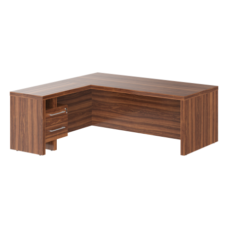 Стол руководителя Zenn ZCT 2019HL 2000x1900x745 (Орех Даллас)
