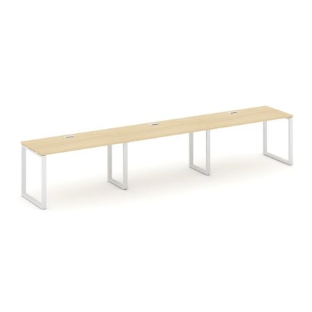 Рабочая станция 1 сторонняя SN-6O.ORS-042 (3540х700х750) (Акация Лорка/Металл Белый)