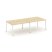 Стол переговорный SN-4A.SPRG-044 (3160х1180х750) (Тиквуд Светлый/Металл Антрацит) Стол переговорный SN-4A.SPRG-044 (3160х1180х750) (Тиквуд Светлый/Металл Антрацит)