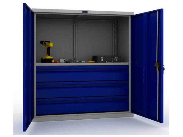 Шкаф инструментальный ТС 1095-001030 (Серый/Синий)