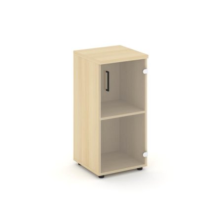 Шкаф низкий узкий SN.STU.E-302(R) (400х400х833) (Акация Лорка/Прозрачный)