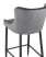 Стул полубарный Ститч велюр серый (Стул полубарный Ститч серый)