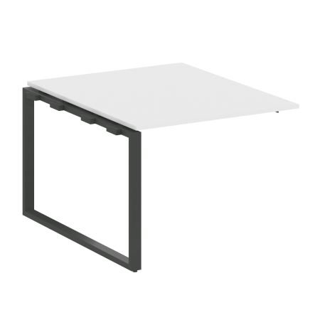 Проходной наборный элемент переговорного стола Metal System Style БО.ППРГ-1 1000x1235x750 (Белый/Антрацит металл)