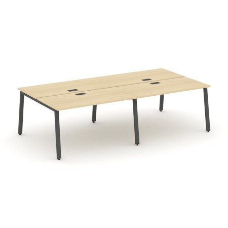 Рабочая станция 2-х сторонняя SN-6A.DRS-034 (3160х1232х750) (Акация Лорка/Металл Антрацит)