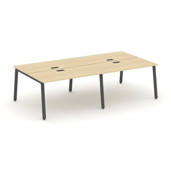 Рабочая станция 2-х сторонняя SN-6A.DRS-034 (3160х1232х750) (Акация Лорка/Металл Антрацит)