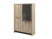 Шкаф для документов двухсекционный, л/пр Torston T-32-13 1494x520x2120 (Дуб Бунратти/Антрацит)