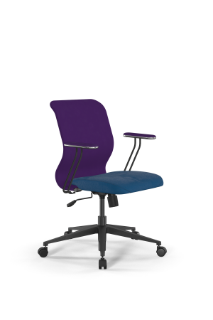 Кресло для руководителя Метта Sit 8 Mr4-4T - Vivaldi /Uh00/Wh12/T4mV-b(M09.B11.G19.W02) (Сиреневый)