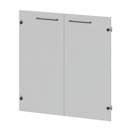 Фасады стеклянные Кортез KZF-28S(Ч) 784x4x780 (Тонированный)