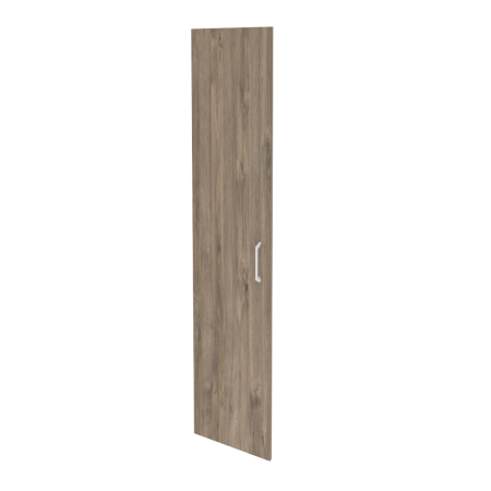 Дверь ЛДСП высокая левая Onix O.D-1L 396x18x1920 (Тиквуд Темный)