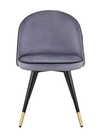 Стул Gabi LUX велюр серый (Стул Gabi серый)