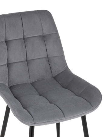 Стул Флекс велюр серый (Стул Флекс серый)