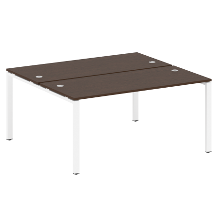Рабочая станция Metal System Style БП.РАС-СП-2.4 1600x1475x750 (Венге Цаво/Белый металл)