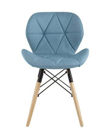 Стул Бон рогожка голубой (Стул Бон голубой)