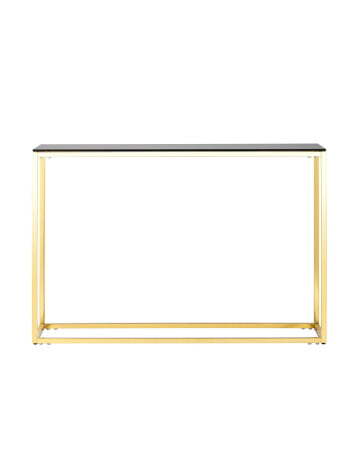 Консоль ТАУН 115*30 золото стекло smoke (Консоль Таун золотой)