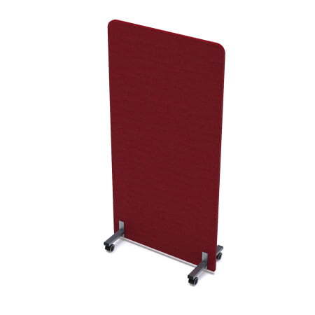 Акустическая мобильная перегородка SOFTOffice 011.МП.8016 800x377x1600 (Red)