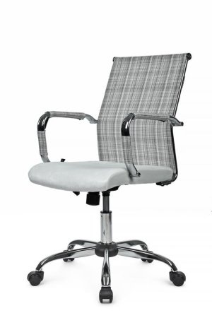 Кресло Art RCH 6017M Серо-белый (Серо-белый) Кресло Art RCH 6017M Серо-белый (Серо-белый)