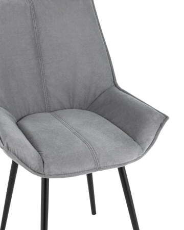 Стул Осло велюр серый (Стул Осло серый)