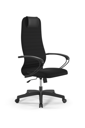 Кресло для руководителя Метта Sit 8 B1-10K - UMF(X1) /Uh02/Wh00/K1bL(M09.B02.G15.W01) (Черный)
