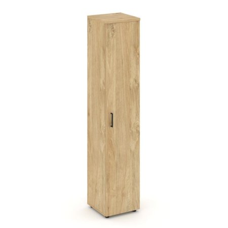 Шкаф высокий узкий универсальный SN.STU.E-108 (400х400х1982) (Тиквуд Светлый)