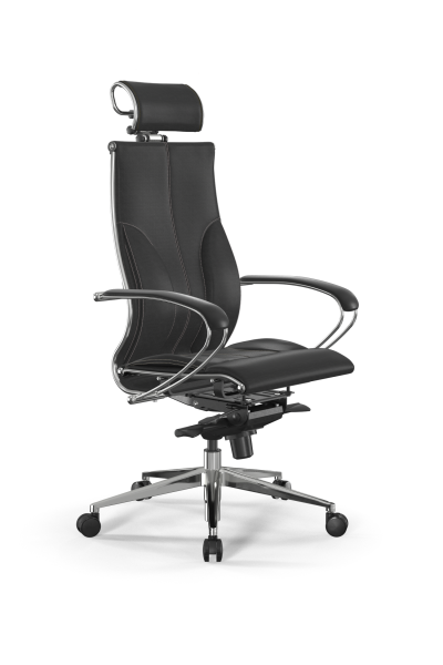 Кресло для руководителя Метта Samurai B2-10K - Infinity /Kc06/Nc06/K2cL/H2cL-3D(M06.B32.G11.W03) (Черный | Бежевый)