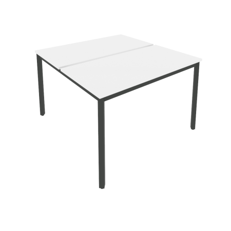 Рабочая станция на металлокаркасе Slim С.СП-4.2 1180x1235x750 (Белый/Антрацит металл)