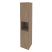 Шкаф высокий узкий правый Onix O.SU-1.5R 400x420x1977 (Тиквуд Светлый)