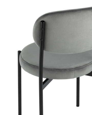 Стул Бриф велюр тёмно-серый (Стул Бриф темно-серый) Стул Бриф велюр тёмно-серый (Стул Бриф темно-серый)