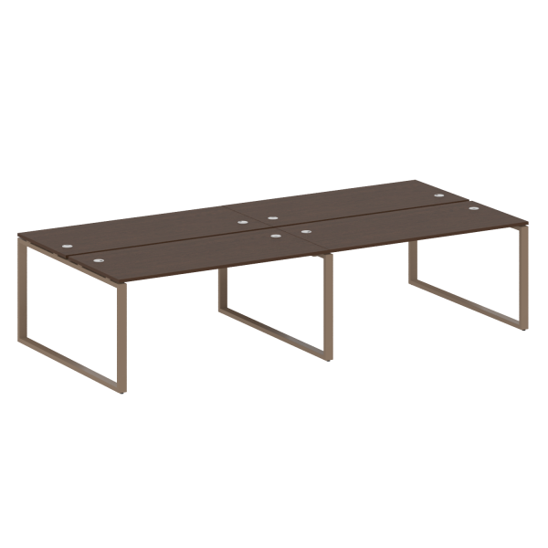 Рабочая станция Metal System Style БО.СМ-4.4 3200x1475x750 (Венге Цаво/Мокко металл) Рабочая станция Metal System Style БО.СМ-4.4 3200x1475x750 (Венге Цаво/Мокко металл)