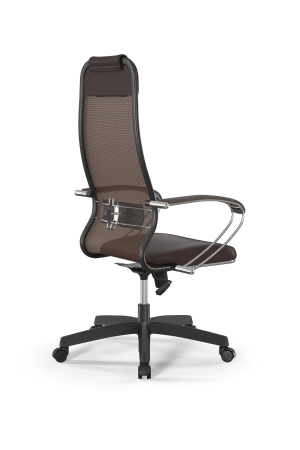 Кресло для руководителя Метта Sit 10 B1-115K - X2+Extra /Um00/Wm12/K1cL(M09.B02.G15.W01) (Темно-коричневый) Кресло для руководителя Метта Sit 10 B1-115K - X2+Extra /Um00/Wm12/K1cL(M09.B02.G15.W01) (Темно-коричневый)