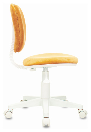 Кресло детское CH-W204NX оранжевый Velvet 72 крестов. пластик белый пластик белый (Оранжевый) Кресло детское CH-W204NX оранжевый Velvet 72 крестов. пластик белый пластик белый (Оранжевый)