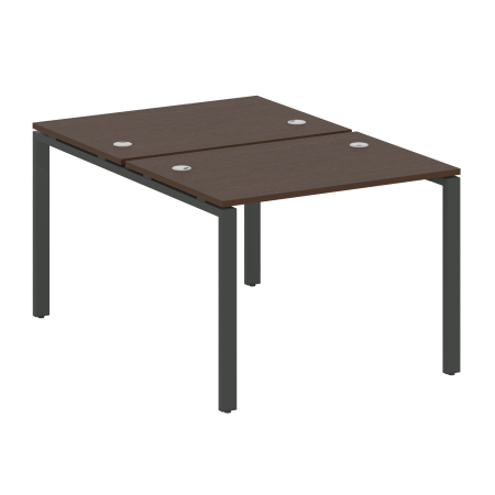 Рабочая станция Metal System Style БП.РАС-СП-2.1 1000x1475x750 (Венге Цаво/Антрацит металл)