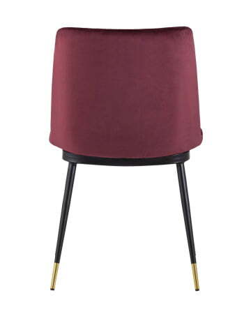 Стул Мелисса велюр бордовый (Стул Мелисса бордовый)