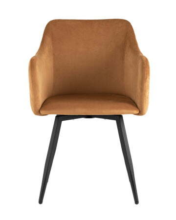 Стул Ника вращающийся велюр терракотовый (Стул Ника терракотовый)