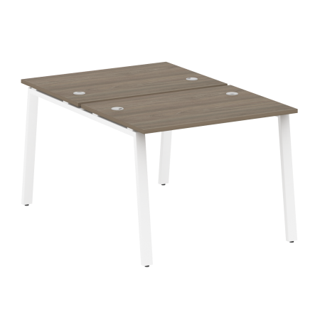 Рабочая станция Metal System Style БА.РАС-СП-2.1 1000x1475x750 (Вяз/Белый металл)