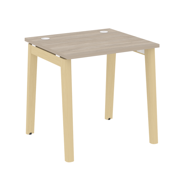 Стол рабочий на деревянных опорах Onix Wood OW.SP-0.7 780x720x750 (Дуб Аттик/Дуб Светлый)