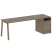 Рабочая станция Metal System Style БА.РС-СТП-1.5 2212x720x750 (Дуб Наварра/Серый металл) Рабочая станция Metal System Style БА.РС-СТП-1.5 2212x720x750 (Дуб Наварра/Серый металл)