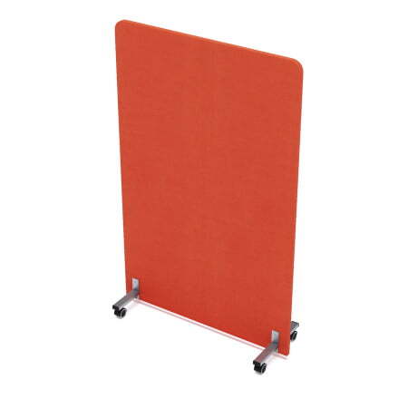 Акустическая мобильная перегородка SOFTOffice 011.МП.1016 1000x377x1600 (Orange)