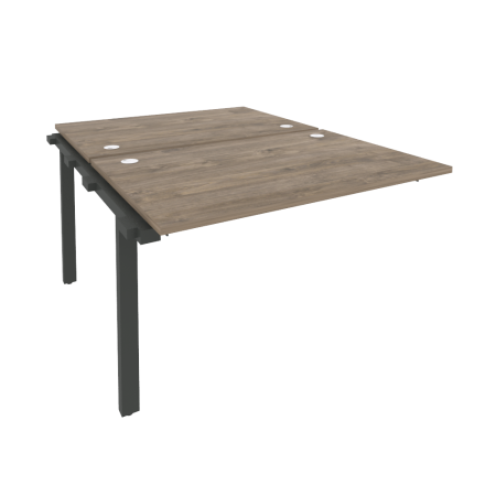 Наборный элемент рабочей станции на м/к Onix O.M-2.NRS-2.8 1180x1635x750 (Тиквуд Темный/Черный металл)