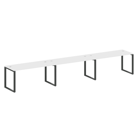 Рабочая станция Metal System Style БО.СМ-3.4 4800x720x750 (Белый/Антрацит металл)