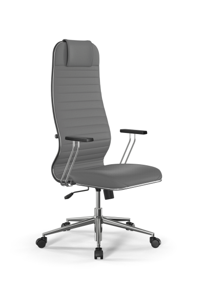Кресло для руководителя Метта Sit 10 B1-117T - Extra /Um02/Wm12/T1bp-c(M09.B23.G18.W01) (Серый)