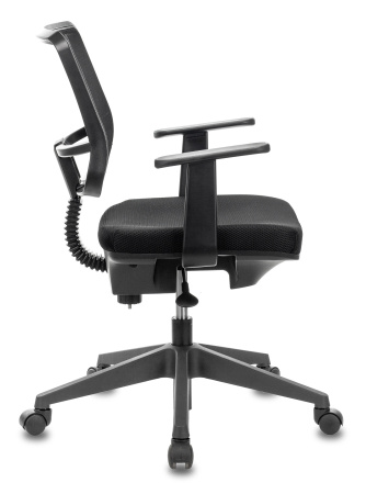 Кресло CH-535 черный TW-01 TW-11 сетка/ткань крестов. пластик (Черный) Кресло CH-535 черный TW-01 TW-11 сетка/ткань крестов. пластик (Черный)