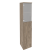 Шкаф высокий узкий левый Onix O.SU-1.7L 400x420x1977 (Тиквуд Светлый)