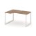 Стол рабочий эргономичный SN-6O.SPA-002(L) (1580х600/980х750) (Тиквуд Светлый/Металл Антрацит) Стол рабочий эргономичный SN-6O.SPA-002(L) (1580х600/980х750) (Тиквуд Светлый/Металл Антрацит)