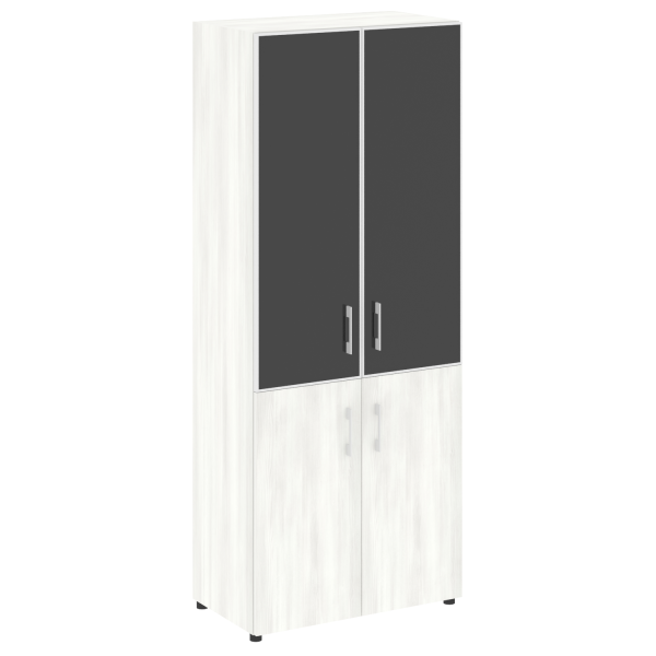 Шкаф для документов со стеклом черным LT.ST-1.2 R Black (Снежная Патина) Шкаф для документов со стеклом черным LT.ST-1.2 R Black (Снежная Патина)