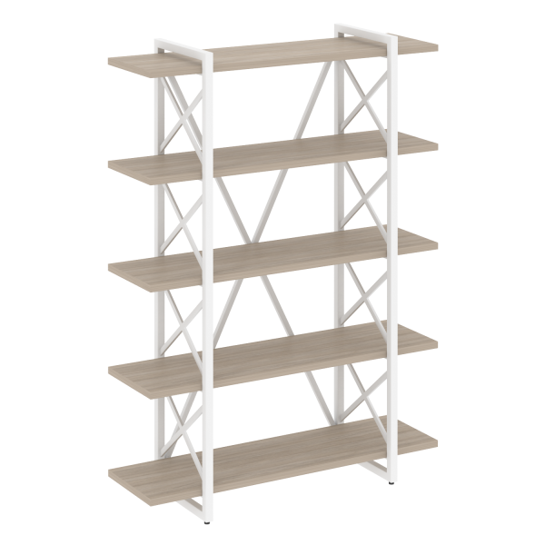 Стеллаж на регулируемых опорах-5 полок VR.L-MST.O-5.8V 1200x400x1650 (Дуб Аттик/Белый металл) Стеллаж на регулируемых опорах-5 полок VR.L-MST.O-5.8V 1200x400x1650 (Дуб Аттик/Белый металл)